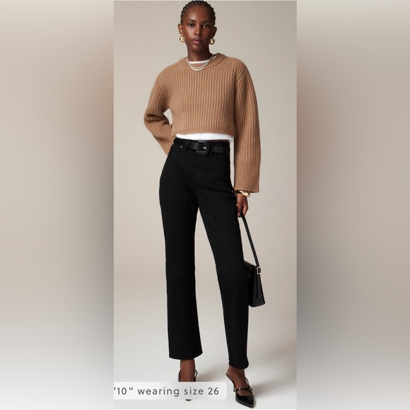 J. Crew Denim - J.Crew Petite Slim straight jean in black rinse